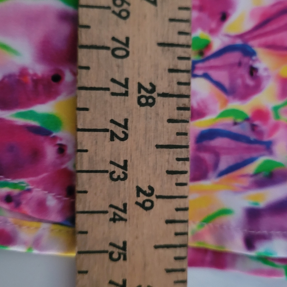 Robert Graham Fishy Business Short Sleeve Button Down Shirt Pink Purple Size M - Picture 16 of 16